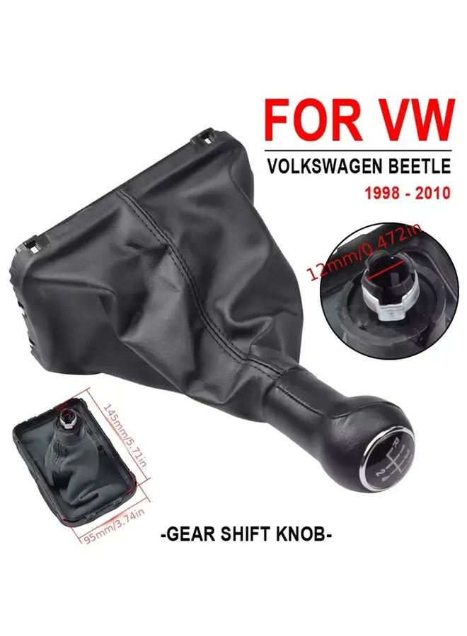 6 Speed Gear Shift Knob Dust Cover For 1998 2010 Beetle Models Interior Accessory - Image 3